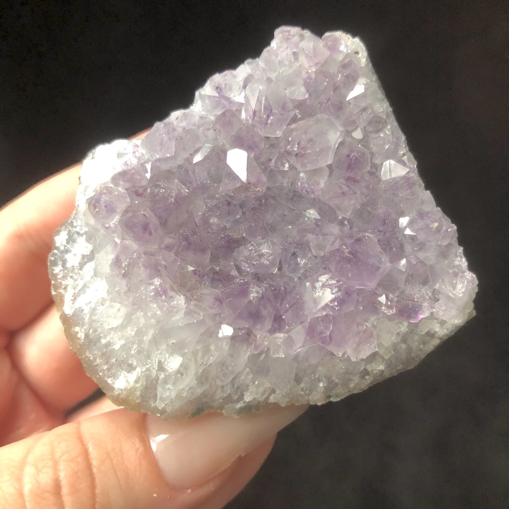 Natural Raw Purple Amethyst Crystal Cluster